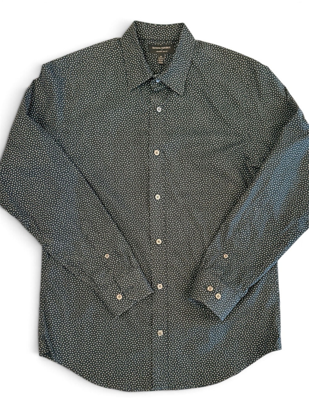 Banana Republic Men’s Dark Blue Button-Up Shirt